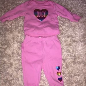 Juicy couture sweat suit